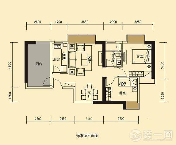 60平三房大改造