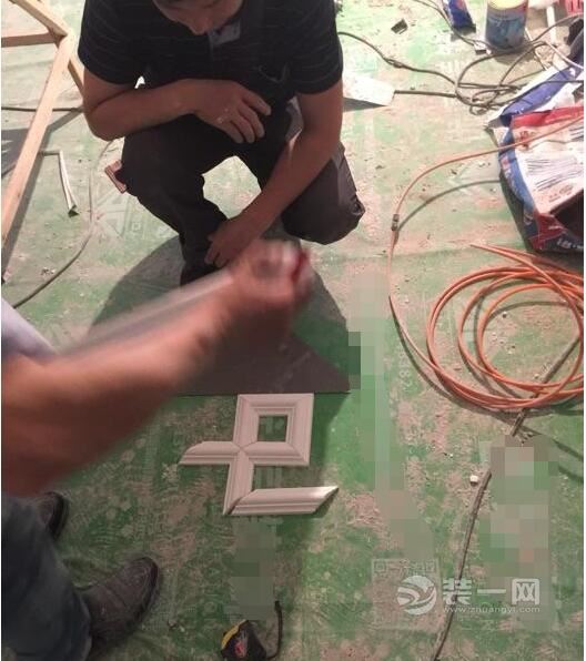 不放过每个细节 新中式吊顶拼天花石膏线条出炉啦！
