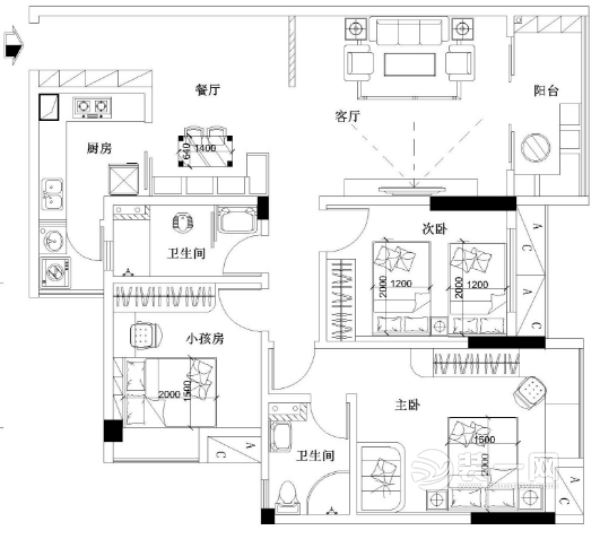 15万装121平米三室两厅装修日记：穷装攻略